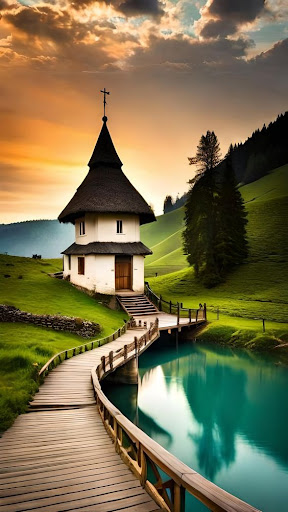 Android application Scenery Wallpapers screenshort