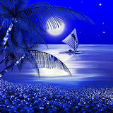 Night Beach Live Wallpaper icon