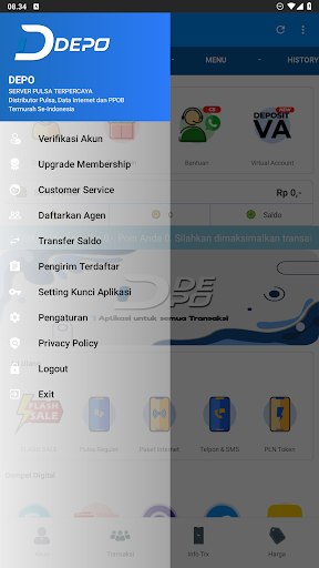 Android application DEPO screenshort