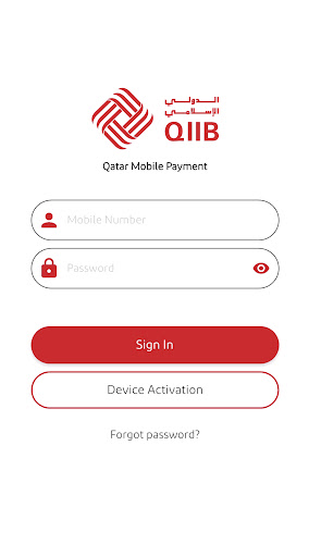 Android application QIIB-QMP screenshort