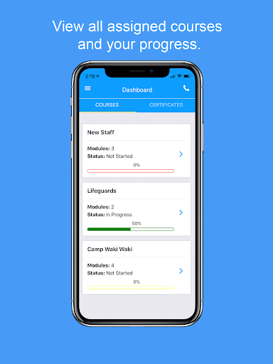 Android application Expert Online Training App screenshort