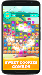 Cookie Rush-Cookie Mania-Free Match 3 Puzzle Game 1.0.0 APK screenshots 8