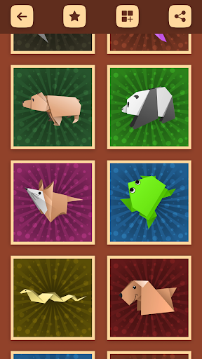Origami Animal Schemes Screen 3