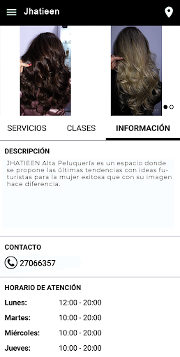 Jhatieen Alta Peluquería Screen 3