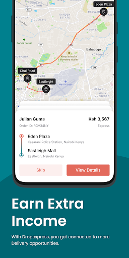 Android application DropExpress Driver screenshort