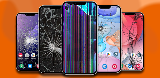 Android application Broken Screen 4K Wallpaper screenshort