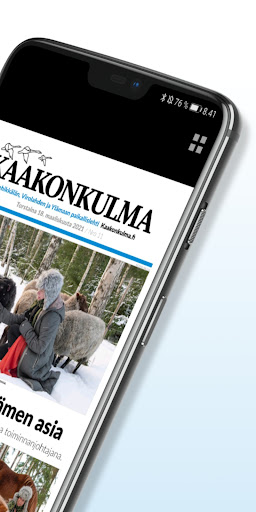 Kaakonkulma, päivän lehti Screen 2
