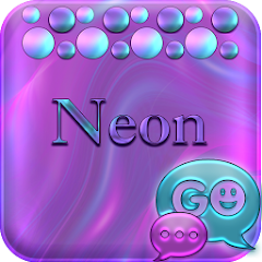 Neon Go SMS theme Mod apk أحدث إصدار تنزيل مجاني