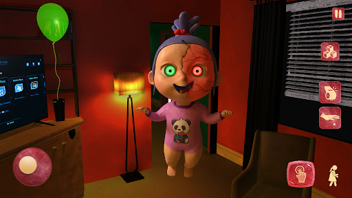 Baby in Green: Horror Games 3D apkmartins screenshots 1