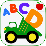 Kids ABCs Vehicles Flash Cards