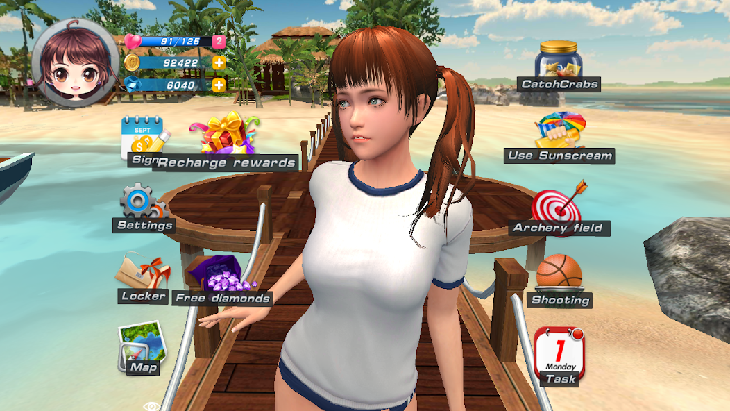 3D Virtual Girlfriend Offline 5.1 APK + Mod (Unlimited money) para Android