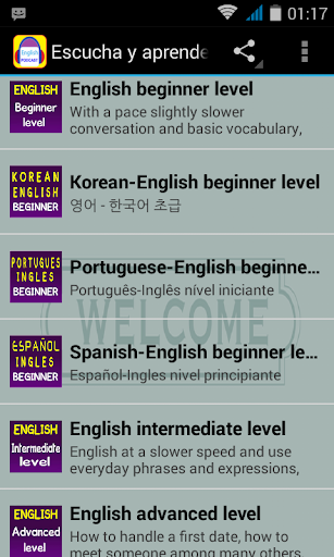 Listen and Learn English