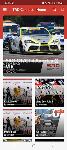 Android application TRD Connect screenshort