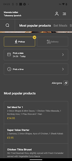 Massala Indian Takeaway Screen 3