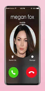 Megan Fox Fake Call