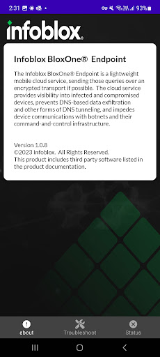 Android application BloxOne EP screenshort