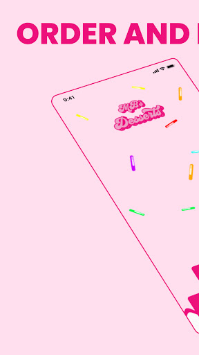 Android application MB's Desserts Shop screenshort