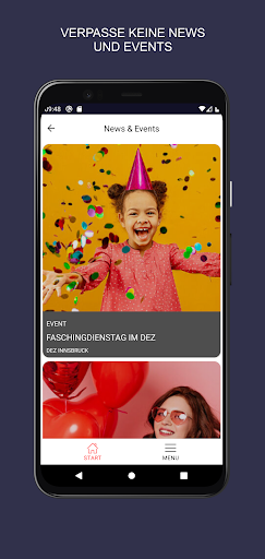 Android application DEZ Innsbruck screenshort