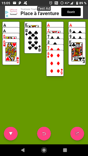 Android application 4 Aces Up screenshort