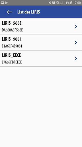 LIRIS-Connect - OSMOS Screen 2