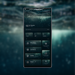 Icon image DeepOcean theme for KLWP
