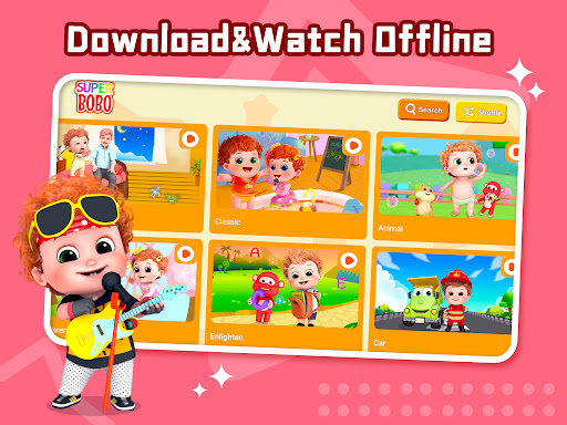 Android application BOBO Nursery Rhymes&Kids Songs screenshort