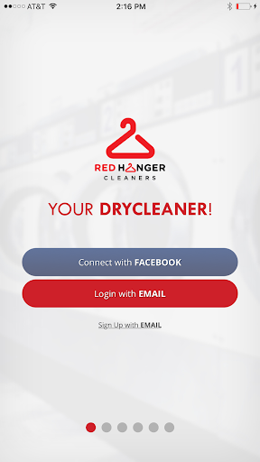 Android application Red Hanger Cleaners screenshort
