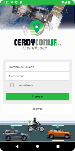 Android application CERDYCOMJF GPS PLUS screenshort