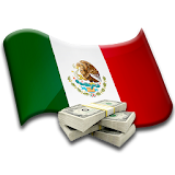 The dollar in mexico icon