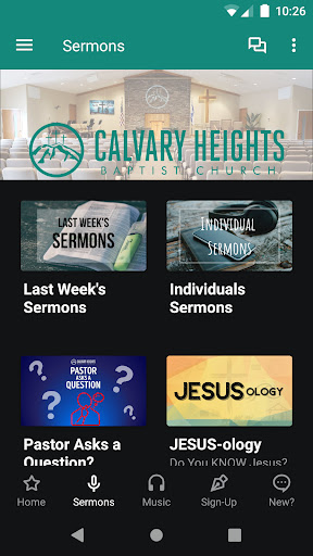 Calvary Heights Baptist Church Screen 2