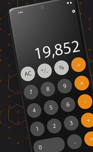 Android application iCalc - iOS style calculator screenshort