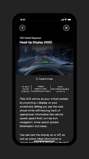 Screenshot of FCA Know & Go