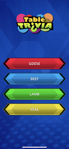 Android application Table-Trivia screenshort
