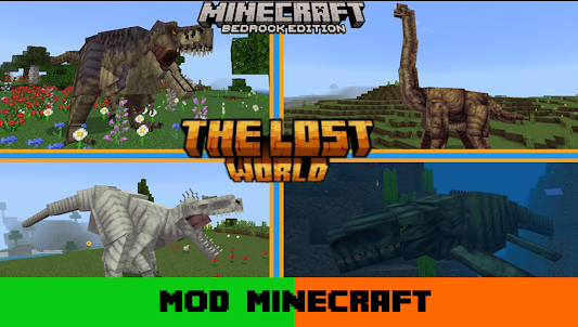Lost World Dinosaur Mod MCPE