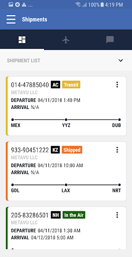 Able Freight DataHub Screen 3