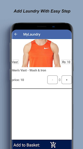 MyLaundry - Drycleaner Screen 2