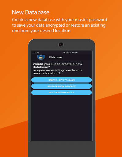 Android application Personal Data Wallet screenshort