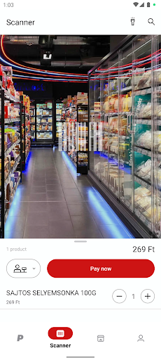 Scan&Go Screen 2