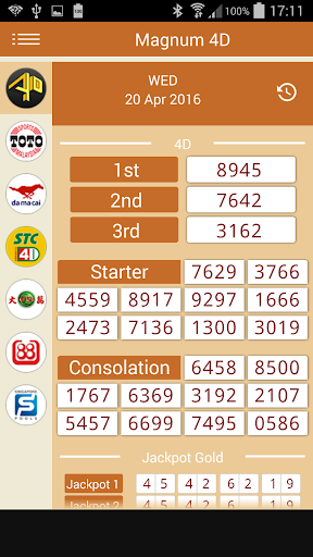 Malaysia and SG 4D Result Screen 3