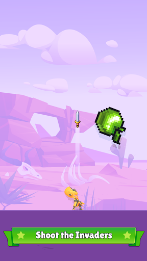 Android application Pixel Invaders screenshort