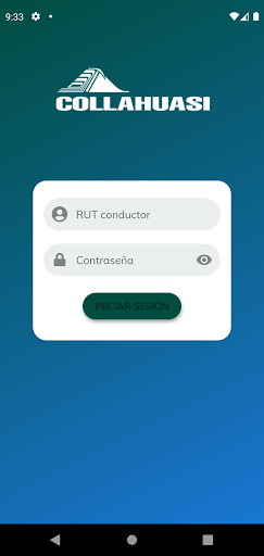 Android application Viaje Seguro Collahuasi screenshort