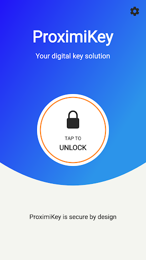 Android application ProximiKey screenshort