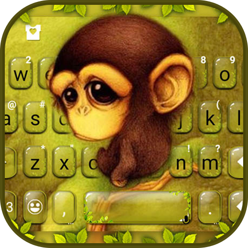Cuteness Monkey Keyboard Theme logo