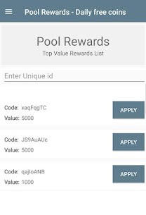 Pool Rewards – Daily Free Coins For PC installation