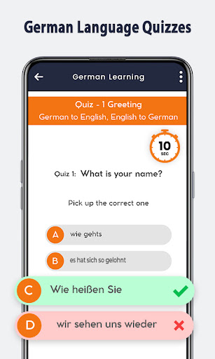 Learn German language offline
