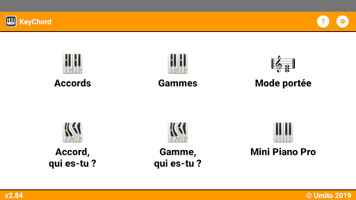 Aperçu de l'application
