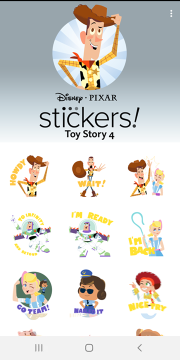 Pixar Stickers: Toy Story 4 - 1.0.0 - (Android)