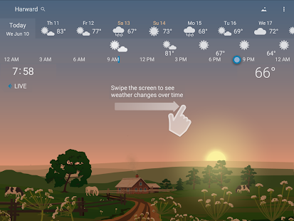 YoWindow Weather and wallpaper banner