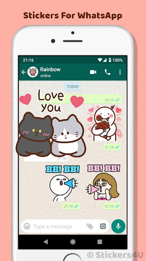 Android application 情人節短信貼圖 8 screenshort