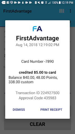 FirstAdvantage Gift & Loyalty Screen 3